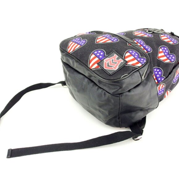 LOVE MOSCHINO Rucksk Heart Cambus ?~ Skin Authentic USED T7812 main image 6